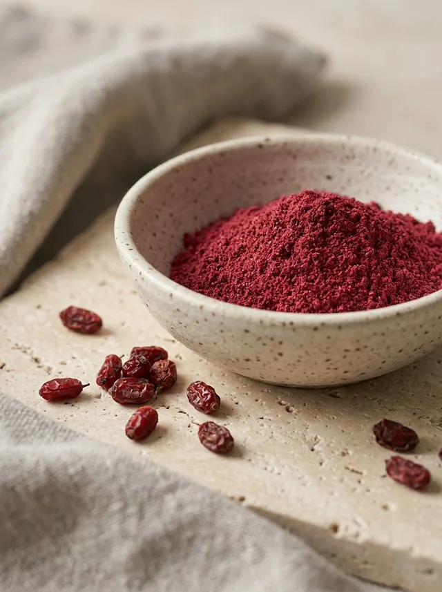 Persian barberry and barberry powder